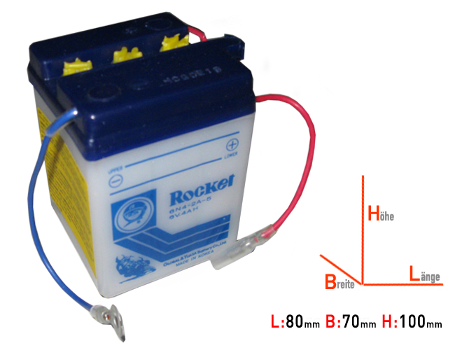 6N4-2A-5 QMP Battery
