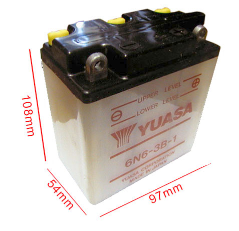 6N6-3B-1 DIN00612 QMP Battery