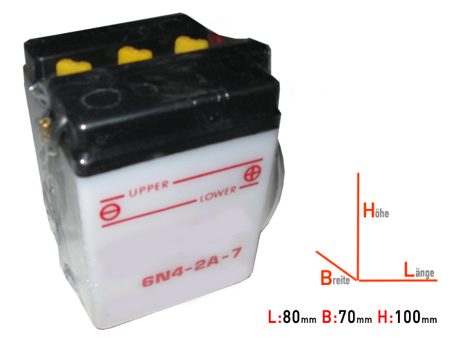 6N4-2A-7 QMP Battery