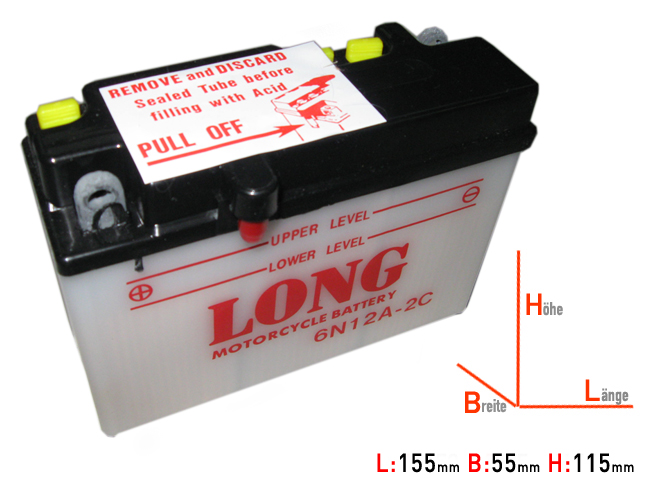 6N12A-2C QMP Battery