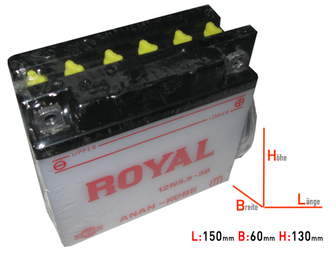 12N5.5-3B QMP battery