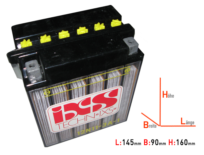 12N11-3A-1 QMP Battery