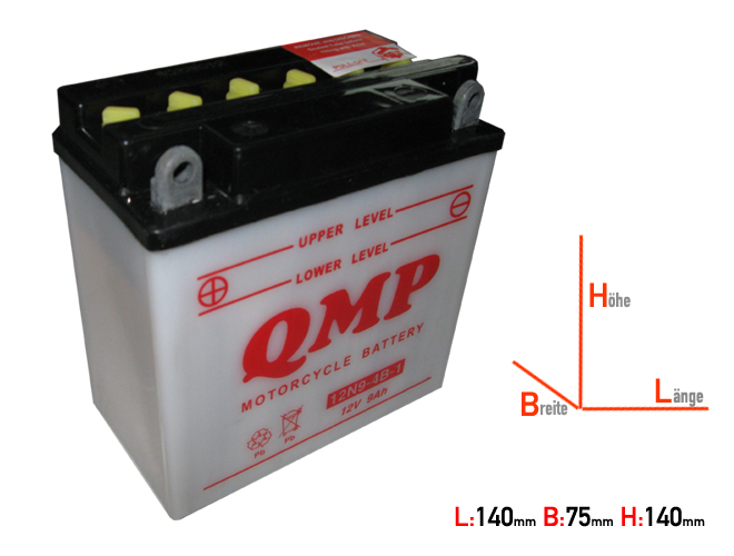 12N9-4B-1 QMP battery
