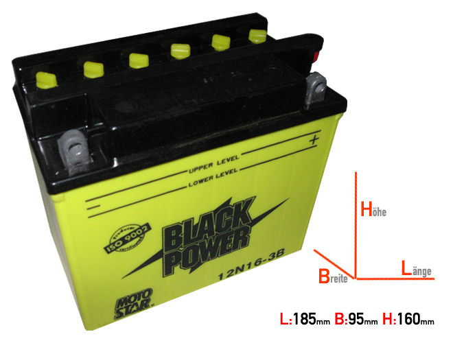 12N16-3B QMP Battery