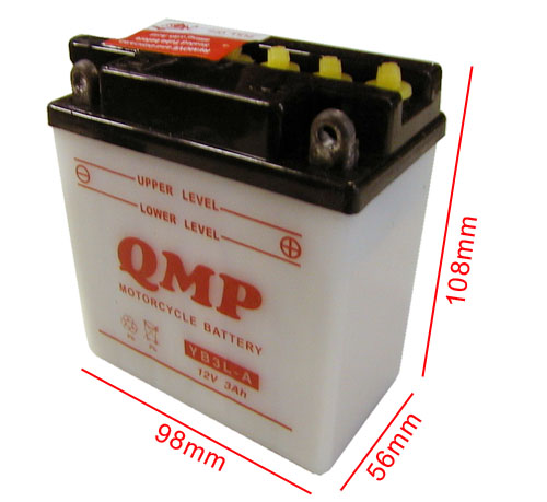 YB3L-A DIN50312 QMP Battery