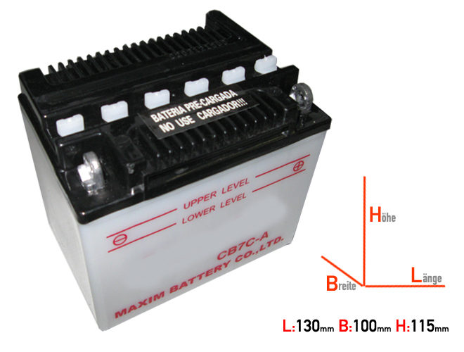 YB7C-A DIN50825 QMP Battery