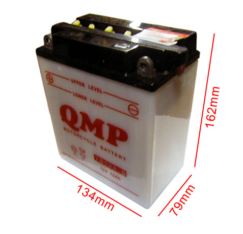 YB12A-B DIN51215 QMP Battery