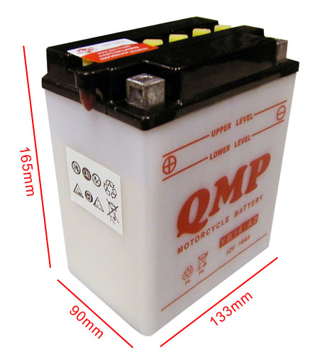 YB14-A2 DIN51412 QMP Battery