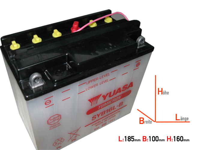 SYB16L-B DIN51911 QMP Battery