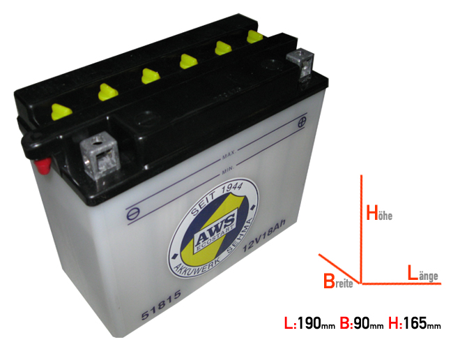 YB18-A QMP Battery