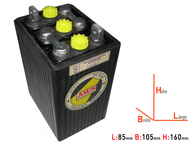 6V/14Ah AWS Battery