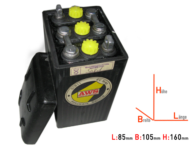 6V/16Ah AWS Battery