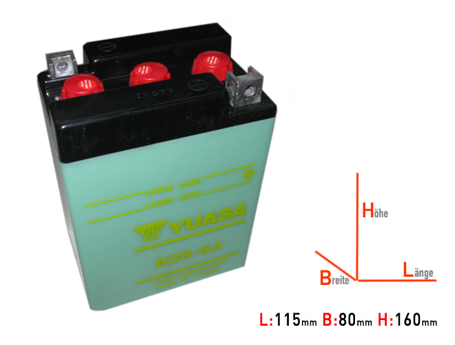 B38-6A Yuasa Battery