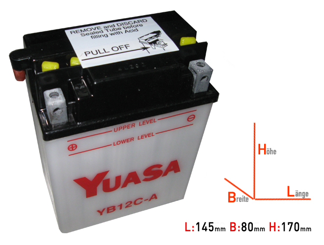 YB12C-A Yuasa Battery