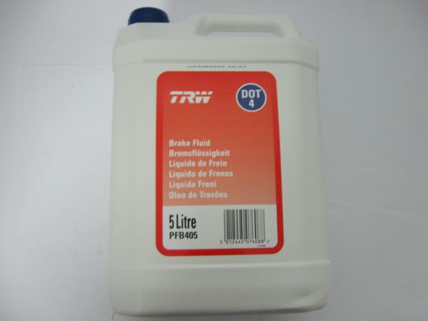 Brake Fluid  DOT4 5L. PFB405 TRW/Lucas