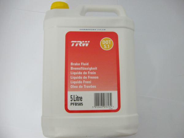 Brake Fluid DOT5.1 5L. PFB505 TRW/Lucas