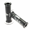 Ariete Paar Handgriffe Harri's für Yamaha - 120mm / silber-weiß