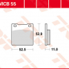 TRW Scheibenbremsbeläge MCB 055 mit ABE