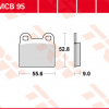 TRW Scheibenbremsbeläge MCB 095 mit ABE