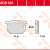 TRW Scheibenbremsbeläge MCB 501 mit ABE
