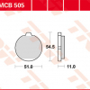 TRW Scheibenbremsbeläge MCB 505 mit ABE