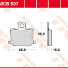 TRW Scheibenbremsbeläge MCB 507 mit ABE