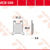 TRW Scheibenbremsbeläge MCB 508 mit ABE