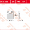 TRW Scheibenbremsbeläge MCB 535 SR ohne ABE