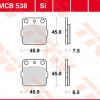 TRW Scheibenbremsbeläge MCB 538 SI mit ABE