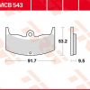 TRW Scheibenbremsbeläge MCB 543 LF mit ABE