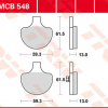 TRW Scheibenbremsbeläge MCB 548 mit ABE
