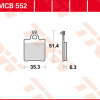 TRW Scheibenbremsbeläge MCB 552 mit ABE