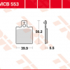 TRW Scheibenbremsbeläge MCB 553 mit ABE