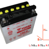 Yuasa YB9-B 12V/9AH DIN50914 Dry-Batterie