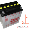 Yuasa YB12AL-A 12V/12AH DIN51213 Dry-Batterie 134x80x160mm
