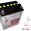 Yuasa YB14-A2 12V 14AH DIN51412 Dry-Batterie 136x91x168mm