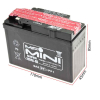 Yuasa YTR4A-BS DIN50415 AGM-Batterie L114xB49xH86