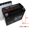 Yuasa YTX20L-BS 12V/18AH DIN51891 AGM-Batterie 175x87x155mm