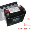 Yuasa YTX20HL-BS 12V/18AH DIN82003 AGM-Batterie 175x87x155mm