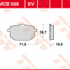 TRW Scheibenbremsbeläge MCB 568 SV mit ABE