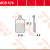 TRW Scheibenbremsbeläge MCB 578 mit ABE