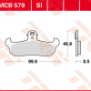 TRW Scheibenbremsbeläge MCB 579 SI mit ABE