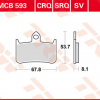TRW Scheibenbremsbeläge MCB 593 CRQ ECE R90 homologiert