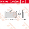TRW Scheibenbremsbeläge MCB 602 CRQ ECE R90 homologiert