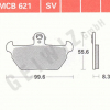 TRW Scheibenbremsbeläge MCB 621 mit ABE