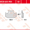 TRW Scheibenbremsbeläge MCB 625 RSI ohne ABE