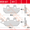 TRW Scheibenbremsbeläge MCB 627 SV mit ABE