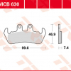 TRW Scheibenbremsbeläge MCB 630 mit ABE