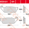 TRW Scheibenbremsbeläge MCB 631 SH mit ABE