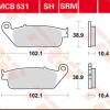 TRW Scheibenbremsbeläge MCB 631 SRM mit ABE